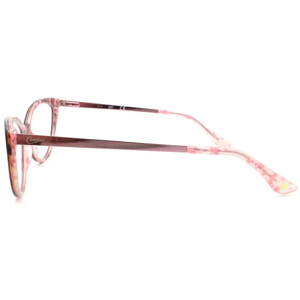 Candie's CA0169 074 Women's Eyeglasses Frames Cat Eye 53-14-140 Pink / Havana